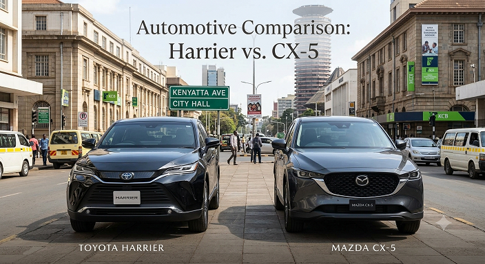 Toyota Harrier vs Mazda CX-5: Which SUV makes better sense for Kenya? Harrier and CX5