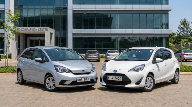 Toyota Aqua vs Honda Fit Hybrid Iko Gari